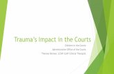 Trauma’s Impact in the Courts...EMDR therapy shows that the mind can in fact heal from psychological trauma much as the body recovers from physical trauma. When you cut your hand,