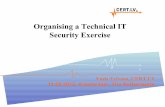 Organising a Technical IT Security Exercise · Xmind - useful tool for creating mind maps ... Create a multi-flavored environment to make everyone busy. Setup Windows 2008 server-Active