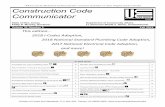 “When to use the Mechanical Technical Section” revised ...€¦ · Page 2 Construction Code Communicator Grace Period for Model Codes As you may be aware, the 2018 I-Codes, along