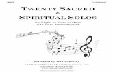 TWENTY SACRED...MUSIC AVAILABLE from LAST RESORT MUSIC TRIOS MUSIC for THREE 9 Volumes & 11 Collections Volume 1 & 2 Baroque, Classical & Romantic Favorites Volume 3 Sacred, Spirituals