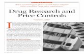 Drug Research and Price Controls - Cato Institute · 22 REGULATIONWINTER 2002-2003 HEALTH & MEDICINE n the united states, prescription drug prices are largely unregulated. That differs