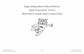 2018-2019 Campus Improvement Plan Elgin Elementary School ...€¦ · Student Achievement Student Achievement Summary 2018 STAAR Percent at Approaches, Meets, Masters ... did not