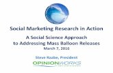 Social Marketing Research in Action - Virginia DEQ · 2016-03-17 · Social Marketing in Action OpinionWorks Credentials •Measure perceptions, behaviors •Random samples, focus
