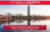 WED., MAY 25€¦ · Sansgiry SS WED., MAY 25. The University of Houston is a EO/AA institution. Rajender R. Aparasu, Ph.D., FAPhA, Professor & Department Chair Rhiana Boatwright