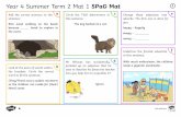 Year 4 Summer Term 2 Mat 1 SPaG Mat...visit twinkl.com Year 4 Summer Term 2 Mat 1 SPaG Mat 1Add the correct pronoun to the sentence: Rita loved walking on the beach because _____ loved