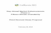 Day-Ahead Market Enhancements Phase 1: Fifteen-Minute ......California ISO Third Revised Straw Proposal CAISO/M&IP/MDP/ D.Tretheway, M.Poage, E.Nethercutt Page 3 February 28, 2019