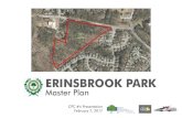 Erinsbrook Park Master Plan CPC 4 presentation · CPC #4 Presentation | February 7, 2017 ERINSBROOK PARK Master Plan Schedule / Milestones ERINSBROOK PARK MASTER PLAN Project Schedule