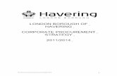 Corporate Procurement Strategy - London Borough of Havering...4 Please contact us if you have any questions or comments about the strategy. E-mail: sharedservices@havering.gov.uk Phone: