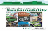 the new student guide to Sustainability · usage, conserving water, and recycling to name a few. Learn what our campus is doing and about opportunities and ... electronics recycling.