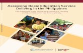 Public Disclosure Authorized Ass˛ssinˆ B sic Educ tion S˛rvic˛ … · The Philippines Public Educ tion Expenditure Tr ckin nd Qu ntit tive Service Deliver Stud Report No: AUS6799
