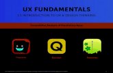 Positives · UX Fundamentals 1.1 Introduction to UX & Design Thinking Competitive Analysis of Vocabulary Apps Dustin Lindblad 2 Positives Negatives On launch the user is greeted with