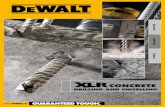SDS-PLUS SDS-MAX CHISELS - DEWALT · a superior range of SDS MAX drill bits. For use with SDS MAX drive hammer drills (Hilti type F, G, or Y) for anchor, fixing or clearance holes