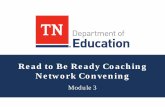 Read to Be Ready Coaching Network Convening...the Coaching Framework description for that section. A paraphrases. B adds ideas. C pauses, paraphrases what A and B said and then inquires,