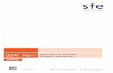 DSA1 Form Studentsâ€™ Allowances - University of Bolton DSA Slim form No â€“ You should complete this