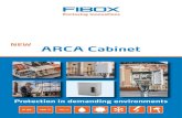 NEW ARCA Cabinetdocs.rs-online.com/3c49/0900766b812e16d9.pdfFIBOX ARCA cabinets Fibox is a brand name synonymous with the manufacture and global supply of the highest quality enclosure
