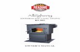 ANTHRACITE COAL STOVE RS-96S - Keystoker€¦ · The proper flue size is determined by the inside diameter of the flue collar on the unit. This stove is equipped with a six (6) inch