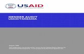 GENDER AUDIT - Cultural Practice, LLC · 2017-01-10 · Gender Audit USAID/Tanzania ii TABLE OF CONTENTS Page Acknowledgements Acronyms Executive Summary 1. INTRODUCTION 2. U NDERSTANDING