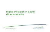 Digital inclusion in South Gloucestershire · 2011 Q2 2011 Q3 2011 Q4 2012 Q1 2012 Q2 2012 Q3 2012 Q4 2013 Q1 2013 Q2 ... Viewpoint survey 2011 ... • Ranked into deciles and colour