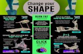 Change your SHAPE - Orbit Fitness · are the fastest way to burn calories High Intensity Interval Training, (commonly known as HIIT) has been proven to burn toxic fat around your