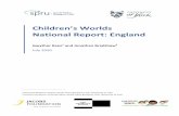 Children’s Worlds National Report: England · Children’s Worlds National Report: England Gwyther Rees1 and Jonathan Bradshaw2 July 2020 1 Honorary Research Fellow, Social Policy