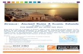 Greece ancient ruins - Travel and Cruise Fundamentals Perth · Step back in time on a journey to Greece, where iconic ruins bring ancient history to life. Explore the awe-inspiring