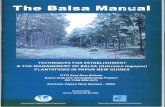 PAPUA NEW GUINEA FOREST INDUSTRIES ASSOCIATION (Inc)fiapng.com/balsa manual.pdf · The Balsa Manual IT TO East New Britain Balsa Industry Strengthening Project PD 7/99 REV.2(F) Keravat,