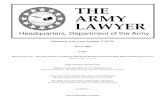 THE ARMY LAWYER - loc.gov · A soldier who leaves the Army with an honorable discharge is typically eligible to receive the full amount in educational assis-tance.4 If the same soldier