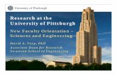 Research at the University of Pittsburgh · 2020-07-24 · Welcome to Pitt! Your Success is the University’s success… • What makes Pitt a great place to do research? (unofficial,