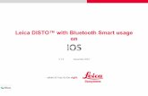 Leica DISTO™ with Bluetooth Smart usage DISTO...Click on pen to enter Text Choose picture, grid or library Click and hold for moving icon Wipe for rotating Choose picture, grid or