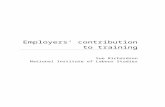 Employers' contribution to training€¦  · Web viewEconomists attribute a large part of the stock of work-related skills to learning which has occurred informally on the job (see,
