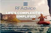 PAGE 1 - RFAdvice BROCHURE A5 · RFAdvice offers Fiduciary services (Will, Trust and Estate Planning) through Sanlam, Momentum and Capital Legacy. ... Sanlam/Glacier Old Mutual Liberty