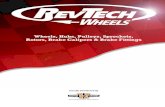 Wheels, Hubs, Pulleys, Sprockets, Rotors, Brake Calipers ... · RevTech Two-Piece Brake Rotors ‘Midnight Series’ Fit the Front of all Single and Dual Disc Dyna Models from 06-Up