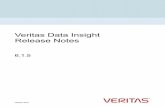 Veritas Data Insight Release Notes · Operatingsystem Versionandpatchlevel Networktopology Router,gateway,andIPaddressinformation Problemdescription: Errormessagesandlogfiles ...