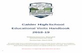 Calder High School Educational Visits Handbook 2018-19€¦ · All resources T:\Trips\Trips and Visits from Jan 2017. 2 Contents 3 – Rationale Objectives Educational value of visits