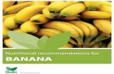 BANANA - agricultureorganicknowledge.files.wordpress.comagricultureorganicknowledge.files.wordpress.com/2014/11/banana.pdfNutritional recommendations for BANANA Scientific name : Musa