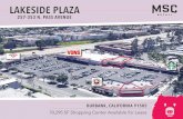 LAKESIDE PLAZA - Amazon S3 · LAKESIDE PLAA. 257- N PASS AVE URAN CALIORNIA 5. 70,295 SF SHOPPING CENTER AVAILABLE FOR LEASE. CONTACT. e iormatio cotaie erei as ee otaie rom sorces