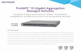 ProSAFE 10 Gigabit Aggregation Managed Switches · multiple virtual machines (VMs) on the server. Each virtual machine operates like a stand-alone, physical machine, yet shares the