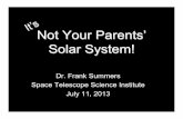 Not Your Parents’ Solar System!oponet.stsci.edu/summers/files/talks/pa_teachers... · astronomy 1632 – Trial by the Inquisiton . Misconception • Galileo invented the telescope