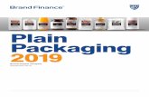 Plain Packaging 2019 - Amazon Web Services... · Front cover image supplied by The Grocer from the plain packaging special feature, 14 October 2017 4 Brand Finance Plain Packaging