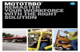 MOTOTRBO REMASTER YOUR WORKFORCE WITH THE RIGHT … · Whether they need ultra-thin portables or extra-tough mobiles, integrated Bluetooth ® or industry-leading data applications,