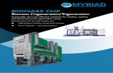 MYRIAD CHP Brochure_… · Simple payback of CHP system 3-4 years In Example B, a 1.2 MW th output biomass hot water boiler requires around 1.4 MW th of heat input power per hour