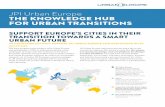 JPI Urban Europe THE KNOWLEDGE HUB FOR URBAN …30 + URBAN LIVING LABS, 20 + EVENTS AND SEMINARS SINCE 2015, 3400 NEWSLETTER SUBSCRIBERS Fostering Experimentation and Capacity Building