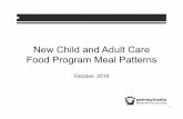 New Child and Adult Care Food Program Meal Patterns · Maximum Total Sugars in Yogurt Chart Serving Size Maximum Total Sugars 2.25 ounces (64 g) 8 grams 3.5 ounces (100 g) 13 grams