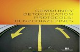 COMMUNITY DETOXIFICATION PROTOCOLS: BENZODIAZEPINES20Detox%20Benzodia… · Community detoxification supports service users to reduce or stop their use of methadone or benzodi-azepines