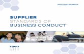 SUPPLIER STANDARDS OF BUSINESS CONDUCT...Introduction Northrop Grumman is committed to achieving the highest standards of ethics, integrity and performance to provide the products