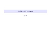 Midterm review - University Of Illinoismjt.cs.illinois.edu/courses/ml-s19/files/slides-midterm_review.pdf · 3/12/2019  · (Lec2.) Nearest neighbors and decision trees Today we covered
