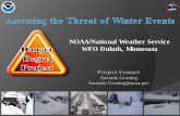 NOAA/National Weather Service WFO Duluth, Minnesota · 2015-03-19 · NOAA/National Weather Service WFO Duluth, Minnesota Project Contact Amanda Graning ... Bob Von Sternberg “At