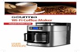 Wi-Fi Coffee Maker - Gourmia Manual(2).pdf · this coffee maker will become an everyday kitchen appliance. The Coffee Maker grinds the coffee beans and creates freshly brewed, aromatic
