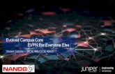 Evolved Campus Core EVPN For Everyone Else€¦ · 26-06-2018  · running architectures like this? Core Access Distribution . 3 Typical Campus Network Redundancy Spanning Tree Layer
