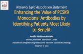 National Lipid Association Statement Enhancing the Value ... · Since 2018 ACC/AHA Guideline … 2015: Alirocumab & evolocumab approved—initial list price > $14,000/year1 July 1,